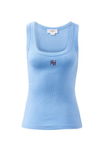 Load image into Gallery viewer, Zoe Contour Rib Tank | Powder Blue