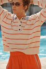 Load image into Gallery viewer, Jessa Rugby Knit | Ecru Stripe