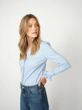 Load image into Gallery viewer, Hassie Pleat Shirt | Brunnera Blue