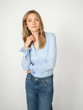 Load image into Gallery viewer, Hassie Pleat Shirt | Brunnera Blue