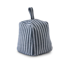 Load image into Gallery viewer, Samara Stripe Dark Blue Door Stop