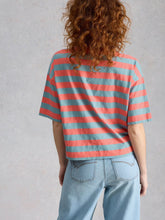 Load image into Gallery viewer, Katya Stripe T-Shirt | Coral Multi