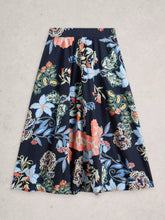 Load image into Gallery viewer, Abigail Midi Skirt | Navy Print