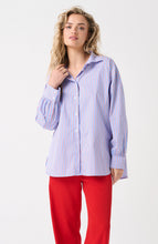 Load image into Gallery viewer, Darby Shirt | Cornflower Multi Stripe