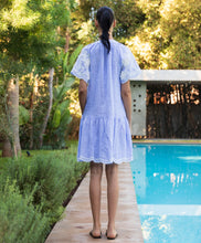 Load image into Gallery viewer, Amaranta Dress | Blue Stripe Linen