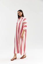 Load image into Gallery viewer, Blythe Dress | Poppy Papaya Stripe