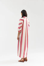 Load image into Gallery viewer, Blythe Dress | Poppy Papaya Stripe