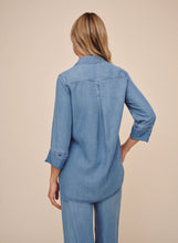 Load image into Gallery viewer, Shirt Tail Button Down | Indigo Harbour Wash