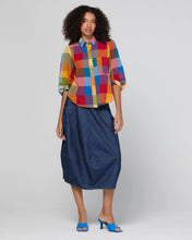Load image into Gallery viewer, Guru Skirt | Dark Denim/Contrast Stitching