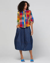 Load image into Gallery viewer, Guru Skirt | Dark Denim/Contrast Stitching