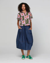 Load image into Gallery viewer, Guru Skirt | Dark Denim/Contrast Stitching