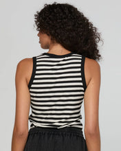 Load image into Gallery viewer, Bellissimo Tank | Black/White Stripe
