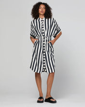 Load image into Gallery viewer, Shiro Shirt Dress | Mono Stripe