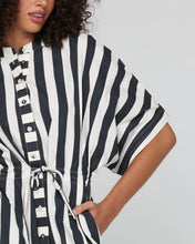 Load image into Gallery viewer, Shiro Shirt Dress | Mono Stripe