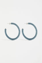 Load image into Gallery viewer, Kolle Hoop Earring | Denim