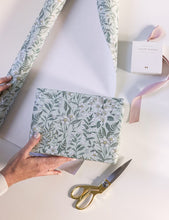 Load image into Gallery viewer, Gift Wrap Roll 3m - Ivory Garden
