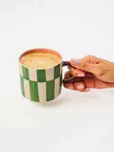 Load image into Gallery viewer, Bloomie Check Mug | Green