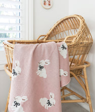 Load image into Gallery viewer, Baby Bunny Blanket | Petal