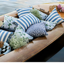 Load image into Gallery viewer, Outdoor Blue Leopard Cushion 50x50cm