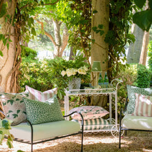 Load image into Gallery viewer, Outdoor Blush Stripe Cushion 50x50cm