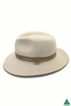 Load image into Gallery viewer, Barrington Flexibraid Fedora Ivory