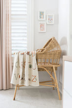 Load image into Gallery viewer, Alphabet Baby Blanket | Natural