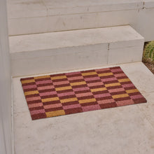 Load image into Gallery viewer, Boston Cedar Check Doormat