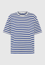 Load image into Gallery viewer, Jericho Stripe Tee | Cobalt