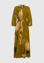 Load image into Gallery viewer, Astra Shirt Dress | Moss Print