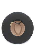 Load image into Gallery viewer, Maui Wide Brim Fedora | Black/Taupe