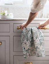 Load image into Gallery viewer, Ivory Garden 100% Linen Tea Towel