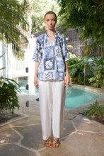 Load image into Gallery viewer, Taylor Botanical Blouse | Denim