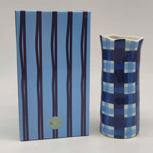 Load image into Gallery viewer, Small Vase | Navy &amp; Cornflower