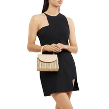 Load image into Gallery viewer, Elle Wicker Top Handle Bag | Natural