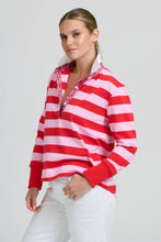 Load image into Gallery viewer, Rugby Sweatshirt | Lolly Pink/Red