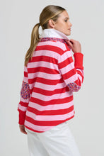 Load image into Gallery viewer, Rugby Sweatshirt | Lolly Pink/Red