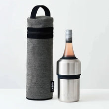Load image into Gallery viewer, Huski Wine Cooler Tote | Charcoal Grey
