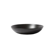 Load image into Gallery viewer, Stoneware Low Bowl | Matte Black Large