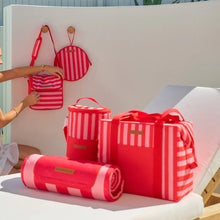 Load image into Gallery viewer, Picture of red and pink striped picnic range.
