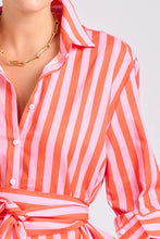 Load image into Gallery viewer, The Luna Dress | Pink Papaya Stripe
