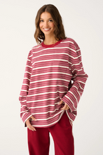 Load image into Gallery viewer, Harley Long Sleeve | Mulberry Stripe