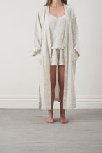 Load image into Gallery viewer, Linen Robe | Pinstripe